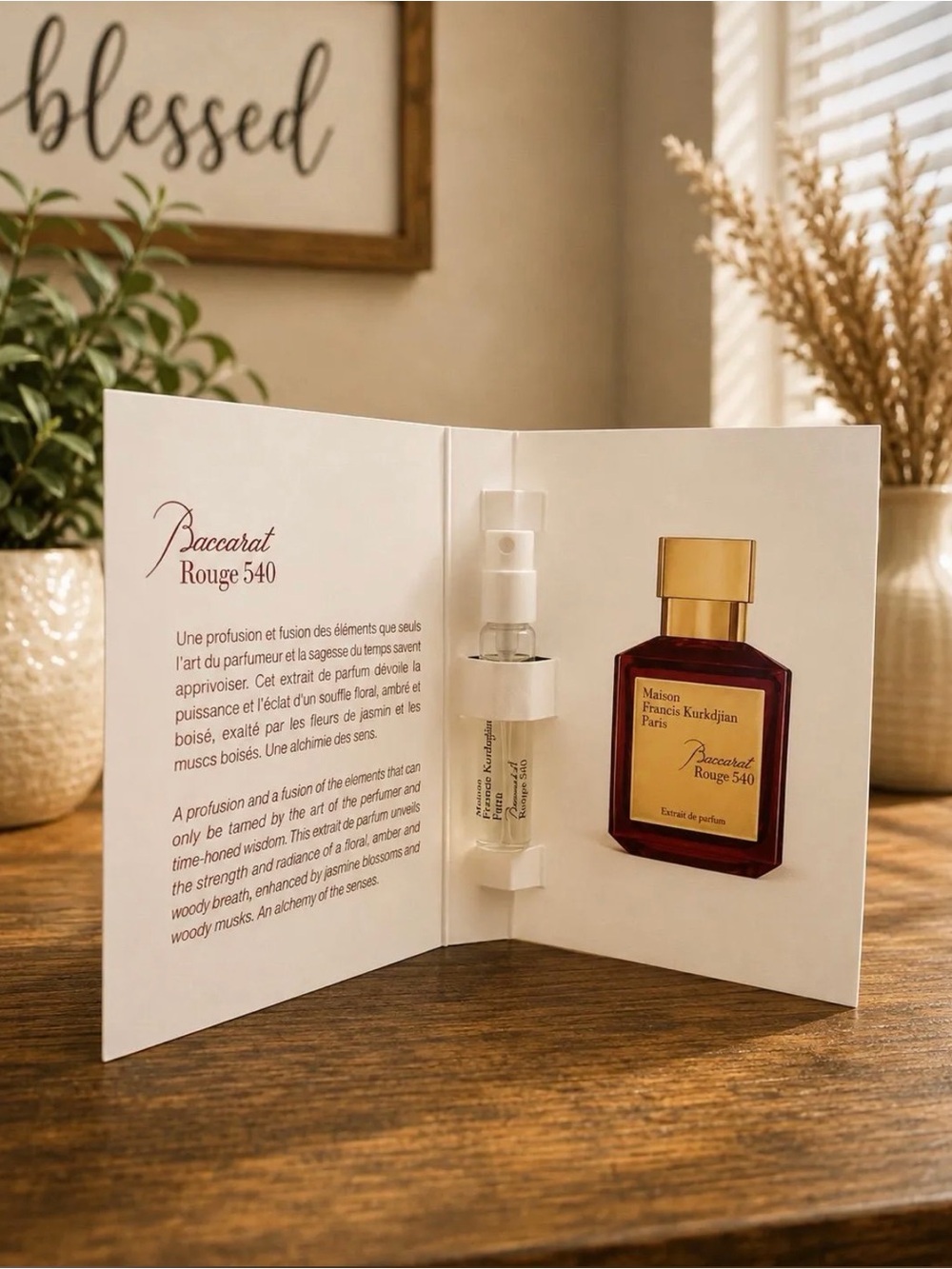 Fragrance Sample Card